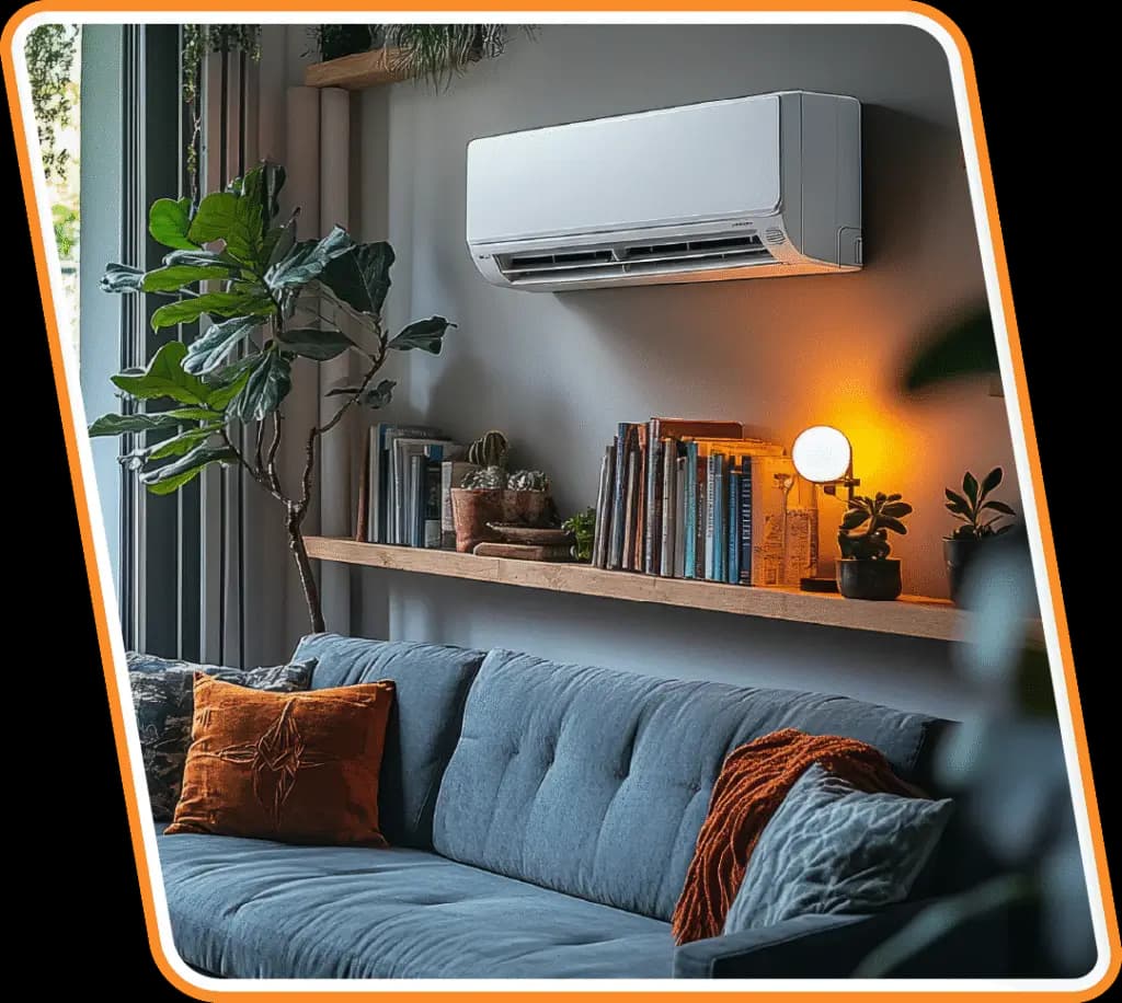 Ductless mini-split air conditioner installed in a Jacksonville, FL home