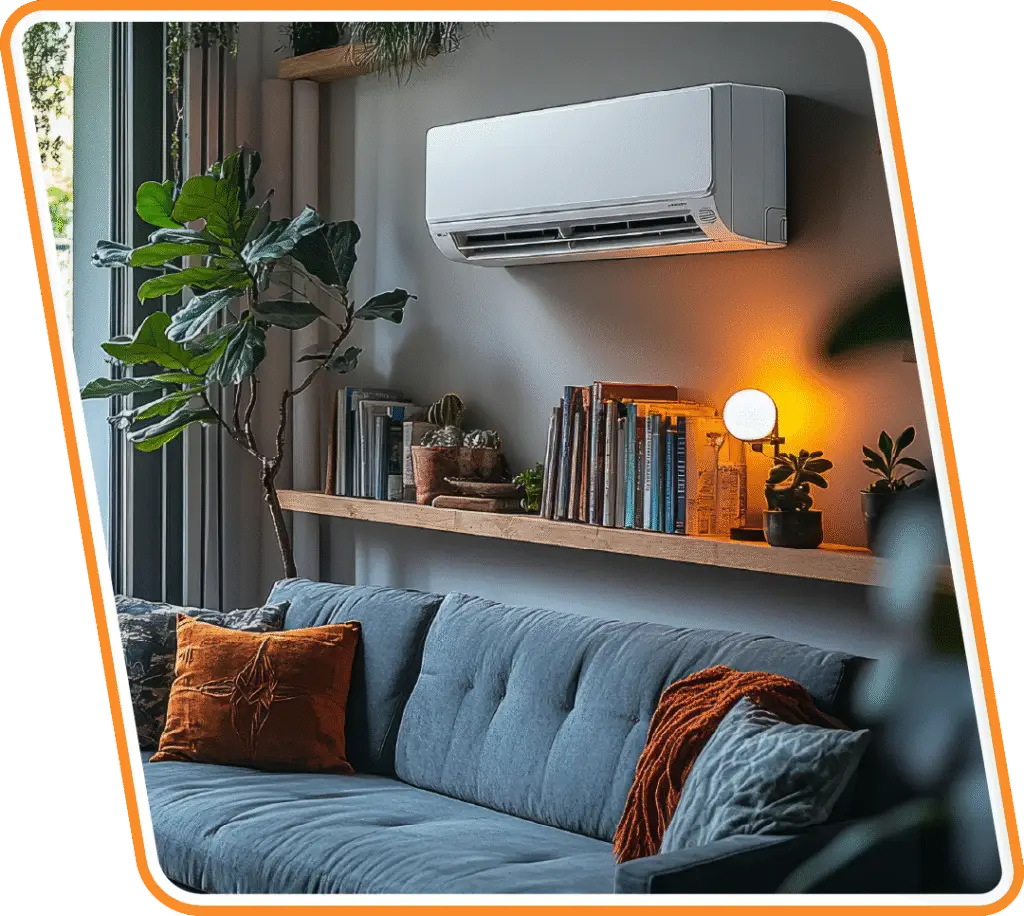Ductless mini-split air conditioner installed in a Jacksonville, FL home